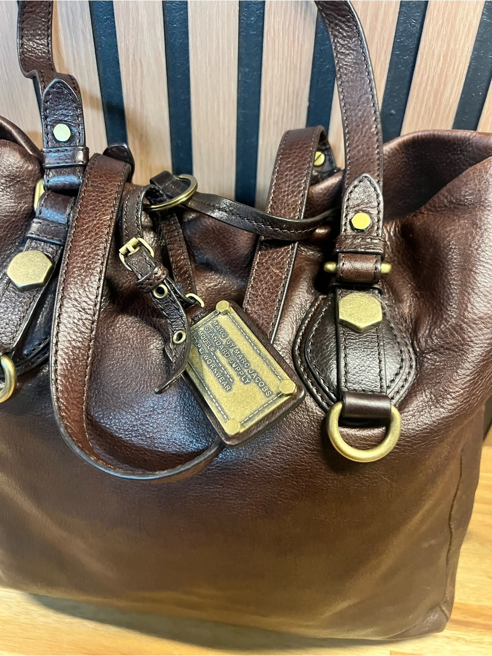 🤎 Authentic Vintage Marc by Marc Jacobs Leather Shoulder Bag 🤎 - Picture 2 of 16